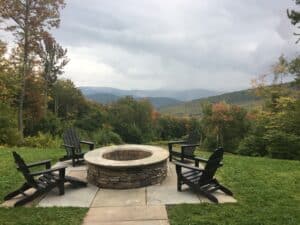select the right stone for your custom fire pit seating area