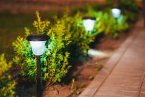 add outdoor lighting to your land scaping