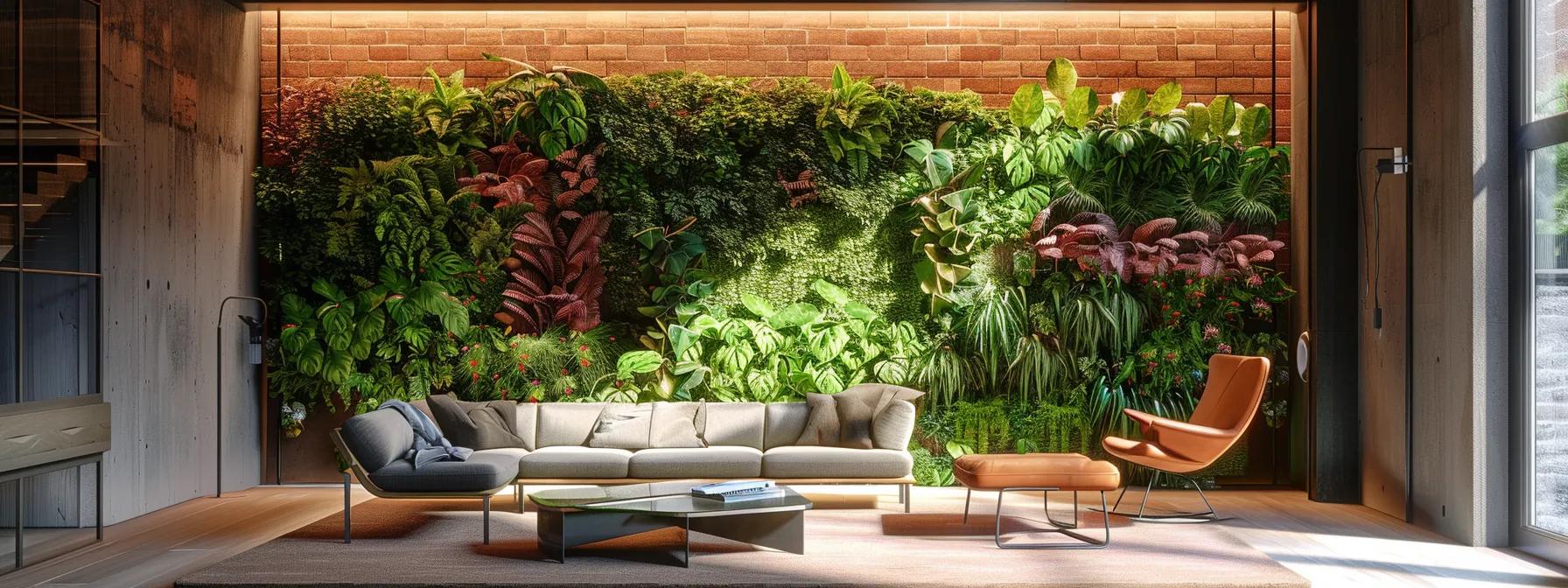 a stylish urban balcony showcases innovative vertical garden features, combining sleek planters and minimalist decor to maximize space and create a vibrant, modern retreat.