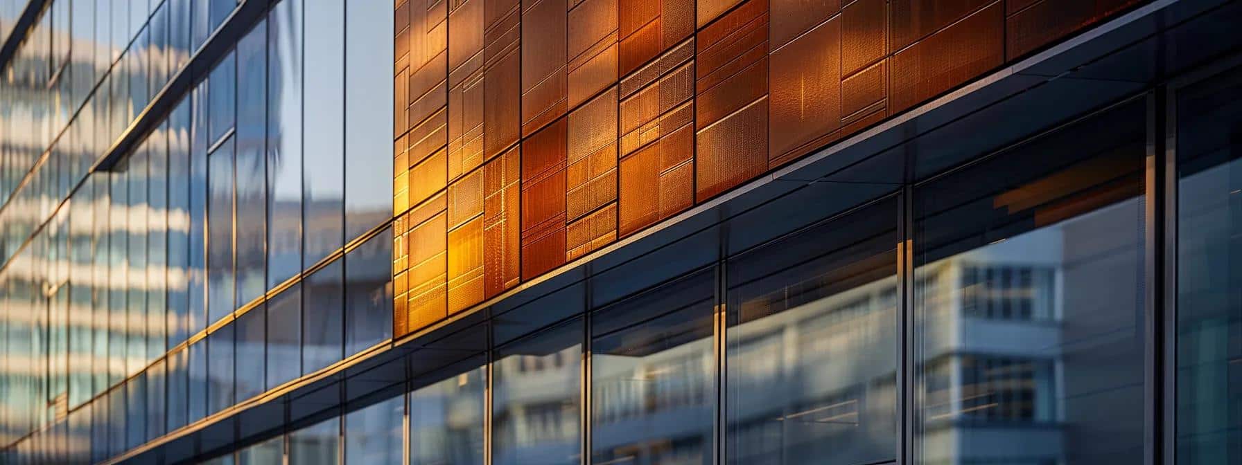 a sleek, modern urban landscape showcases a variety of rust-resistant metal border styles, prominently displayed against a backdrop of contemporary architecture, emphasizing durability and aesthetic appeal.